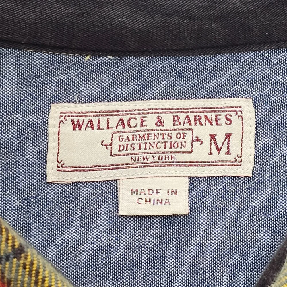 J.Crew Wallace & Barnes Flannel Plaid Overshirt M